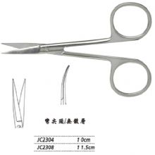 金鍾眼用(yong)剪JC2304 10cm 彎尖頭WD